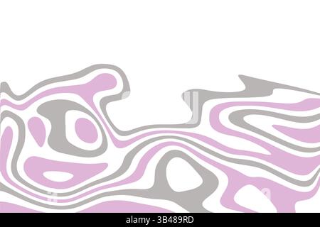 Sfondo astratto vettoriale in tonalità colorate. Schema d'onda. Foto Stock