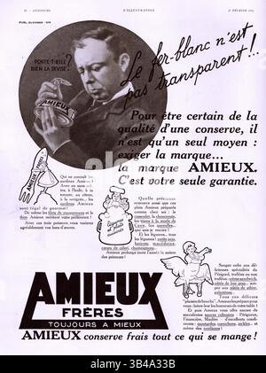 Amieux Freres Toujours è un conserve di Mieux Foto Stock