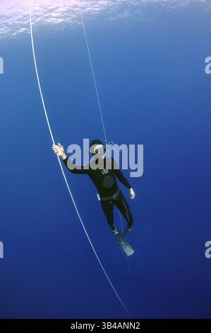 27 ottobre 2012 - Turchia - Freediver, Mar Mediterraneo, Kash, Turchia (Credit Image: © Andrey Nekrasov/ZUMA Wire/ZUMAPRESS.com) Foto Stock