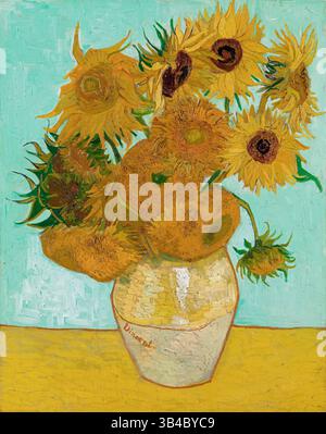 Vincent van Gogh, Girasoli, pittura ad olio su tela, 1888 Foto Stock