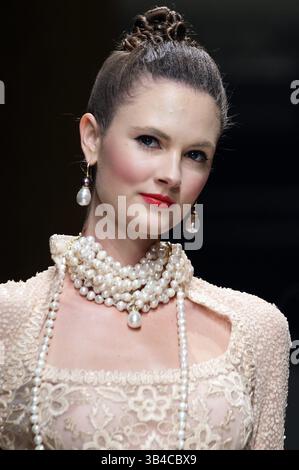 10 luglio 2015 - Roma, Italia - Curiel Couture autunno inverno 2015/2016 alla Rome Fashion Week 2015. (Immagine di credito: © Evandro Inetti/ZUMA Wire) Foto Stock