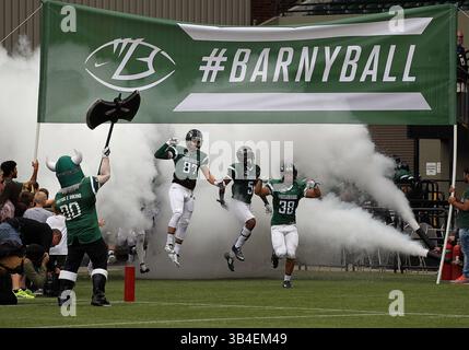17 ottobre 2015: I Portland State Vikings prendono il campo per la partita di football NCAA tra i Vikings e i Montana State Bobcats a Providence Park, Portland, OREGON. Larry C. Lawson/CSM(immagine di credito: © Larry C. Lawson/CSM tramite filo ZUMA) Foto Stock
