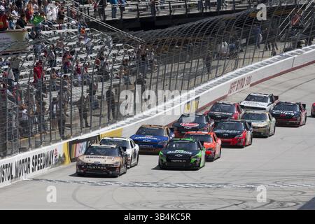 Bristol, TN - 19 marzo 2011: La NASCAR Nationwide Series scende in pista per la gara Scotts EZ Seed 300 sul Bristol Motor Speedway di Bristol, TN.(Credit Image: © ASP/Cal Sport Media/ZUMAPRESS.com) Foto Stock