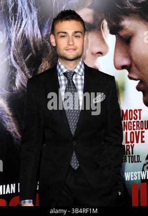 Douglas Booth alla prima di Romeo & Giulietta a Los Angeles - 24 settembre 2013 Foto Stock