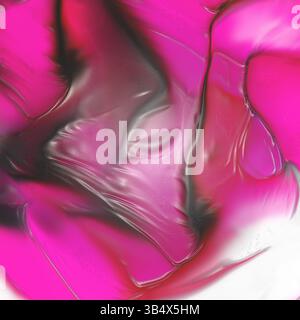 Texture rosa e nera astratta per creare un motivo ondulato Foto Stock
