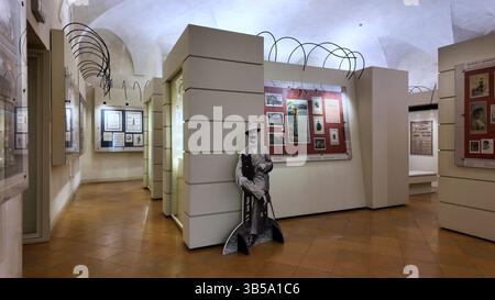 Parma, Emilia Romagna, Italia - 04.2,2025: Dettaglio dell'interno del museo della Music House nella città di Parma Foto Stock