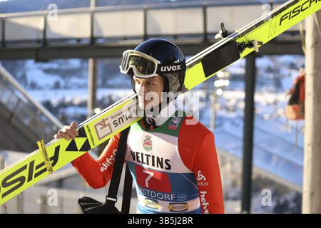 Gregor Deschwanden (Svizzera/sui) alla gara di apertura del 73° Torneo Four Hills Oberstdorf, Oberstdorf, Germania / Germania Foto Stock