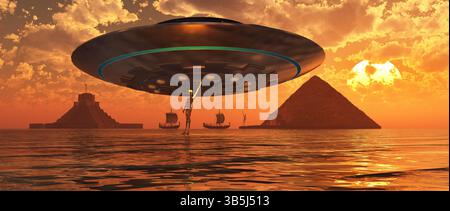 Costruttori di piramidi Foto Stock