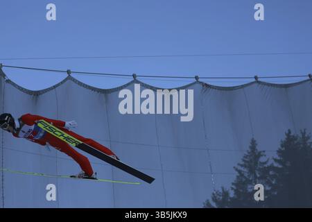 Gregor Deschwanden (Svizzera/sui) alla gara di apertura del 73° Torneo Four Hills Oberstdorf, Oberstdorf, Germania / Germania Foto Stock