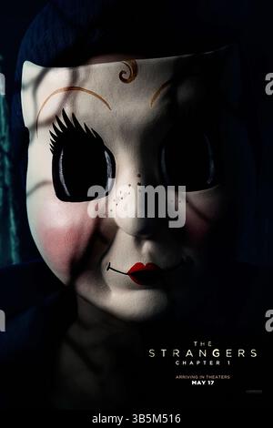 The Strangers: Capitolo 1 (2024) POSTER ART *Filmstill - solo per uso editoriale* vedere le istruzioni speciali. Immagine CAP/TFS fornita da Capital Pictures Foto Stock