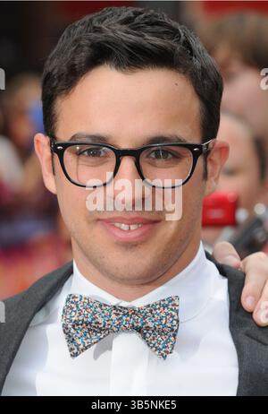 Simon Bird, prima mondiale di The Inbetweeners Movie, Vue West End, Londra, Regno Unito Foto Stock