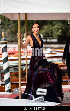 3 settembre 2022, Venezia, Lombardia, Italia: VENEZIA, ITALIA - 3 SETTEMBRE: Tamara Kalinic arriva all'Hotel Excelsior durante la 79° Mostra Internazionale d'Arte cinematografica di Venezia il 3 settembre 2022 a Venezia. (Immagine di credito: © Stefanos Kyriazis/ZUMA Press Wire) Foto Stock