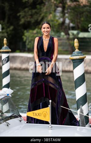 3 settembre 2022, Venezia, Lombardia, Italia: VENEZIA, ITALIA - 3 SETTEMBRE: Tamara Kalinic arriva all'Hotel Excelsior durante la 79° Mostra Internazionale d'Arte cinematografica di Venezia il 3 settembre 2022 a Venezia. (Immagine di credito: © Stefanos Kyriazis/ZUMA Press Wire) Foto Stock
