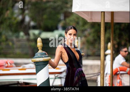3 settembre 2022, Venezia, Lombardia, Italia: VENEZIA, ITALIA - 3 SETTEMBRE: Tamara Kalinic arriva all'Hotel Excelsior durante la 79° Mostra Internazionale d'Arte cinematografica di Venezia il 3 settembre 2022 a Venezia. (Immagine di credito: © Stefanos Kyriazis/ZUMA Press Wire) Foto Stock