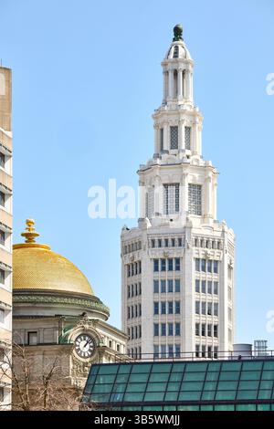 Buffalo, New York State The Electric Tower, monumento storico costruito nel 1912 da James A. Johnson Foto Stock