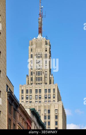 Buffalo, Stato di New York. 10 Lafayette Square, Tishman Building 1959 degli architetti Emery Roth & Sons Foto Stock