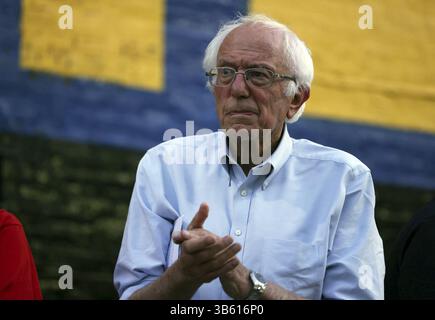 16 giugno 2022, Chicago, Illinois, Stati Uniti: Il senatore BERNIE SANDERS (i-VT) partecipa a un raduno pro-union al Teamsters Local 705, il 16 giugno 2022, a Chicago. (Immagine di credito: © John J. Kim/Chicago Tribune/TNS via ZUMA Press Wire) Foto Stock