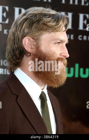 20 aprile 2022, Los Angeles, CA, Stati Uniti: LOS ANGELES - APR 20: Wyatt Russell al FX's Under the Banner of Heaven TV Series Premiere all'Hollywood Athletic Club il 20 aprile 2022 a Los Angeles, CA (Credit Image: © Kathy Hutchins via ZUMA Press Wire) Foto Stock