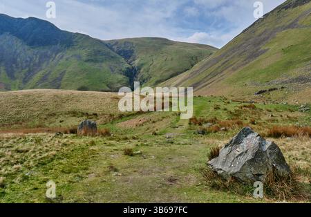 Percorso per Cautley Spout, vicino a Cross Keys, Sedbergh, Cumbria Foto Stock