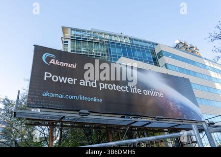 Sede centrale di Akamai Technologies a Cambridge, Massachusetts, Stati Uniti Foto Stock