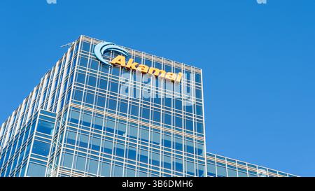 Sede centrale di Akamai Technologies a Cambridge, Massachusetts, Stati Uniti Foto Stock