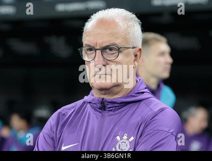São Paolo, Brasile. 3 maggio 2025. Calcio - Campionato brasiliano 2025 - Corinthians vs Internacional - Stadio Neo Quimica Arena. Credito: Allenatore Dorival Junior di Corinthians prima della partita.Vilmar Bannach/Alamy Live News. Foto Stock