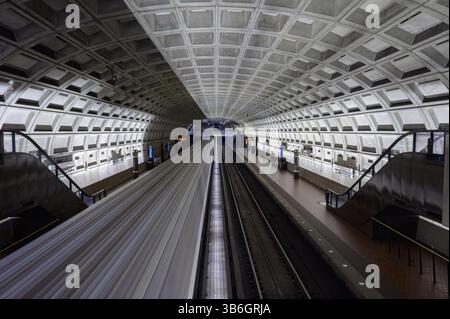La metropolitana di Washington DC Foto Stock