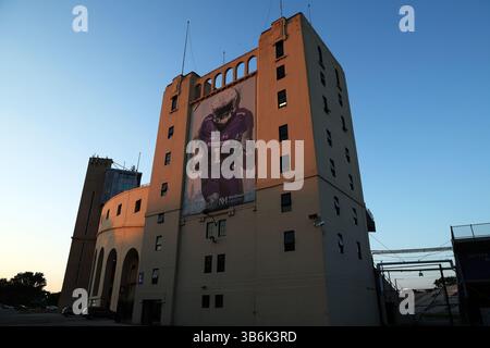 27 giugno 2024, Evanston, Illinois, USA: Ryan Field della Northwestern University a Evanston, Illinois, è visto il 10 luglio 2023, ore dopo che il capo allenatore di football del Northwestern Pat Fitzgerald fu licenziato a seguito di uno scandalo. (Immagine di credito: © Terrence Antonio James/Chicago Tribune via ZUMA Press Wire) Foto Stock