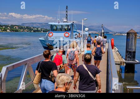 Francia, Var, porto di Tolone, attraversamento per la Seyne-sur-Mer Foto Stock