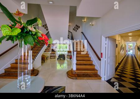 Francia, Var, porto di Tolone, la Seyne-sur-Mer, sala del Grand Hotel des Sablettes-Plage Foto Stock