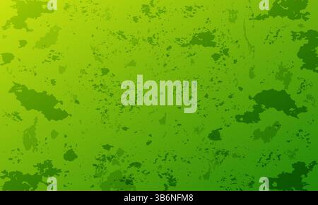 Sfondo grunge con gradiente verde astratto Illustrazione Vettoriale