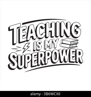 Giornata dell'insegnante svg Illustrazione Vettoriale