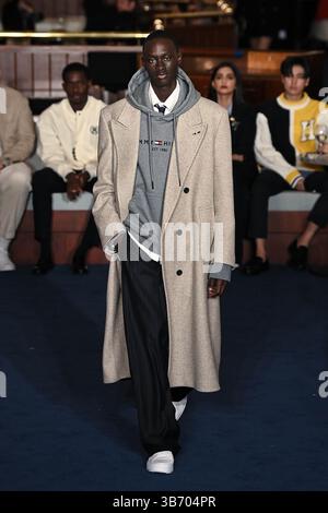 Tommy Hilfiger Autunno-Inverno 2024 sfilata di moda Autunno-Inverno 2024 alla New York Fashion Week di New York, USA, febbraio 2024. CAP/GOL ©GOL/Capital Pictures Foto Stock