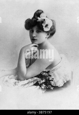 Ritratto di Colette (1873-1954). Museo: COLLEZIONE PRIVATA. Autore: ANONIMO. Foto Stock