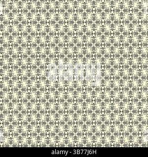 Texture di sfondo astratto in stile geometrico ornamentale Design senza cuciture, sfondo senza cuciture con motivo nero in stile barocco, SSTKabstract, Vect Illustrazione Vettoriale