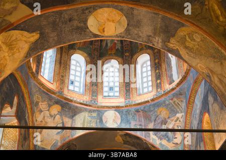 Türkiye, Turchia, Istanbul, Moschea di Kariye, Chiesa di Chora, mosaici, affreschi, Foto Stock