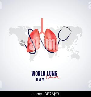 La giornata mondiale del cancro Illustrazione Vettoriale