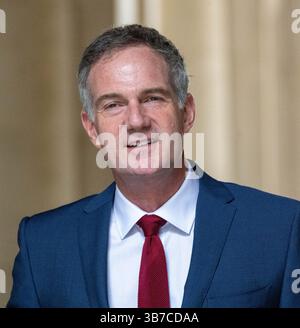 Londra, Regno Unito. 6 maggio 2025. Peter Kyle, Segretario della Scienza, arriva ad una riunione di gabinetto al 10 di Downing Street a Londra. Crediti: Ian Davidson/Alamy Live News Foto Stock