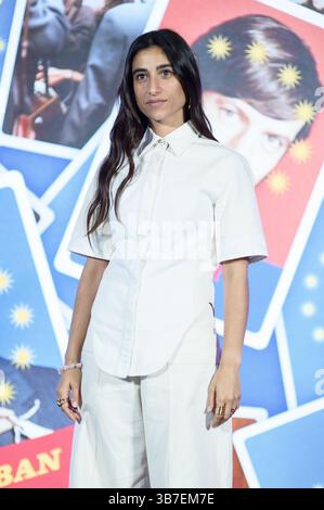 Madrid, Spagna. 6 maggio 2025. Carolina Yuste presenta LA LA LA, la canzone della serie televisiva a Madrid, il 6 maggio 2025, a Madrid, in Spagna. (Foto di Oscar Gonzalez/Sipa USA) credito: SIPA USA/Alamy Live News Foto Stock