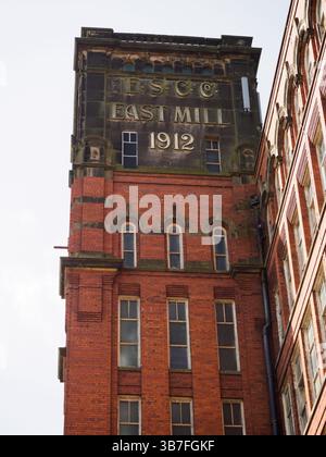La torre sull'East Mill Belper Derbyshire Foto Stock