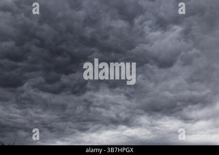 Natura, nuvole di tempeste, provincia di Quebec, Canada, Nord America Foto Stock
