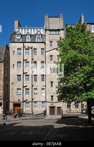 Blackie House a Wardrop's Court, Lawnmarket nella città vecchia di Edimburgo. Foto Stock