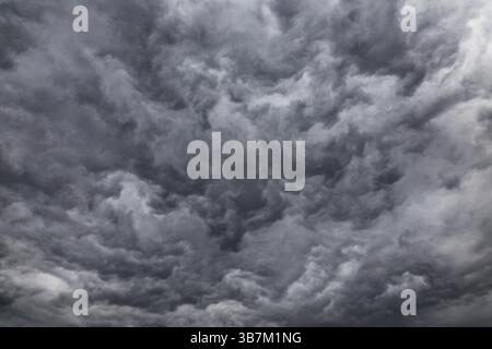 Natura, nuvole di tempeste, provincia di Quebec, Canada, Nord America Foto Stock