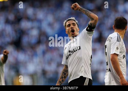 12 maggio 2024, Poznan, Polonia: Josue Pesqueira di Legia Warszawa visto in azione durante la partita PKO BP Ekstraklasa tra Lech Poznan e Legia Warszawa all'Enea Stadium. Punteggi finali; Lech Poznan 1: 2 Legia Warszawa. (Immagine di credito: © Maciej Rogowski/SOPA Images via ZUMA Press Wire) Foto Stock