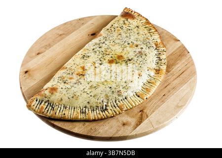Niice quesadilla isolato su bianco Foto Stock