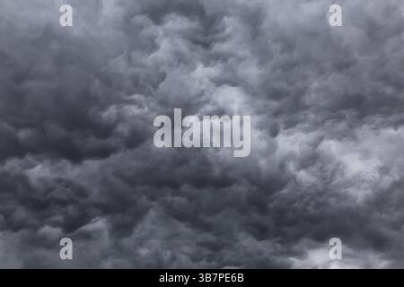 Natura, nuvole di tempeste, provincia di Quebec, Canada, Nord America Foto Stock