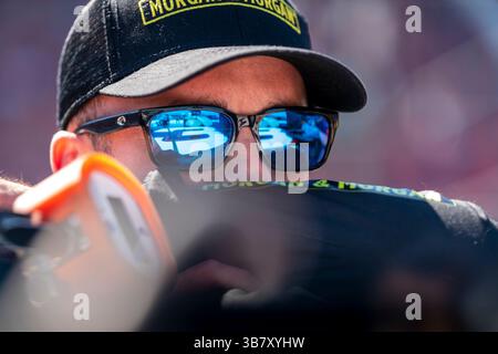 Austin Dillon sale in pista per qualificarsi per gli Shriners Children's 500 ad Avondale, Arizona, USA. (Immagine di credito: © Logan T Arce Action Sports Photo/CSM via ZUMA Press Wire) Foto Stock
