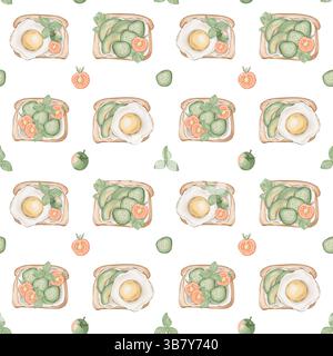 Modello perfetto con brindisi per la colazione Foto Stock