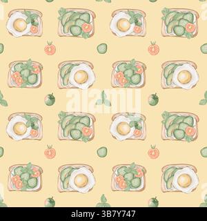 Modello perfetto con brindisi per la colazione Foto Stock