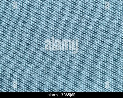 Polo in maglia verde blu come sfondo in tessuto Foto Stock
